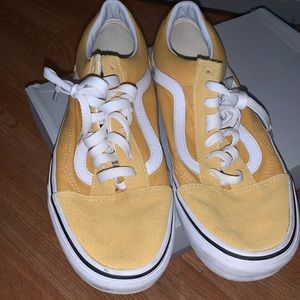 Yellow/ mustard Old School Vans